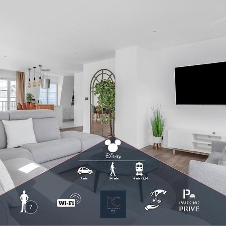 Disneyland-Paris 7 Pers, Netflix, Wifi, 2 Parking Chessy  Eksteriør bilde